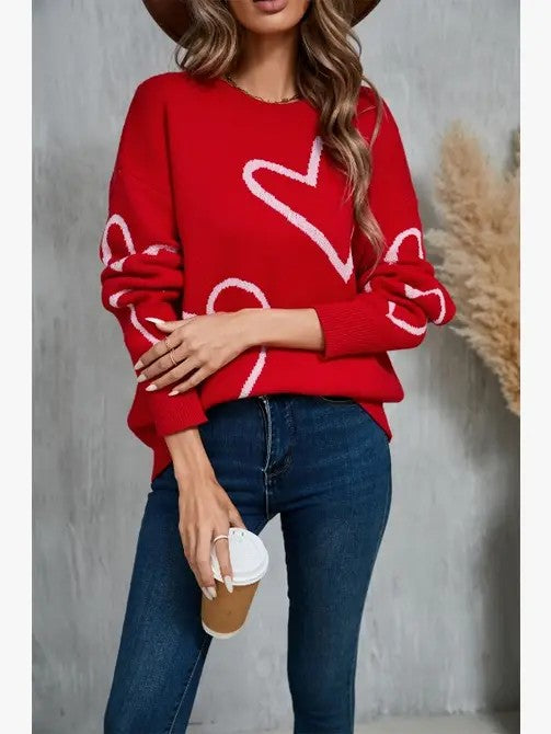 Heart sweater