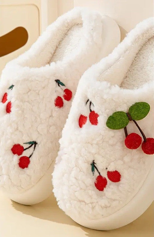 Cherry Slippers