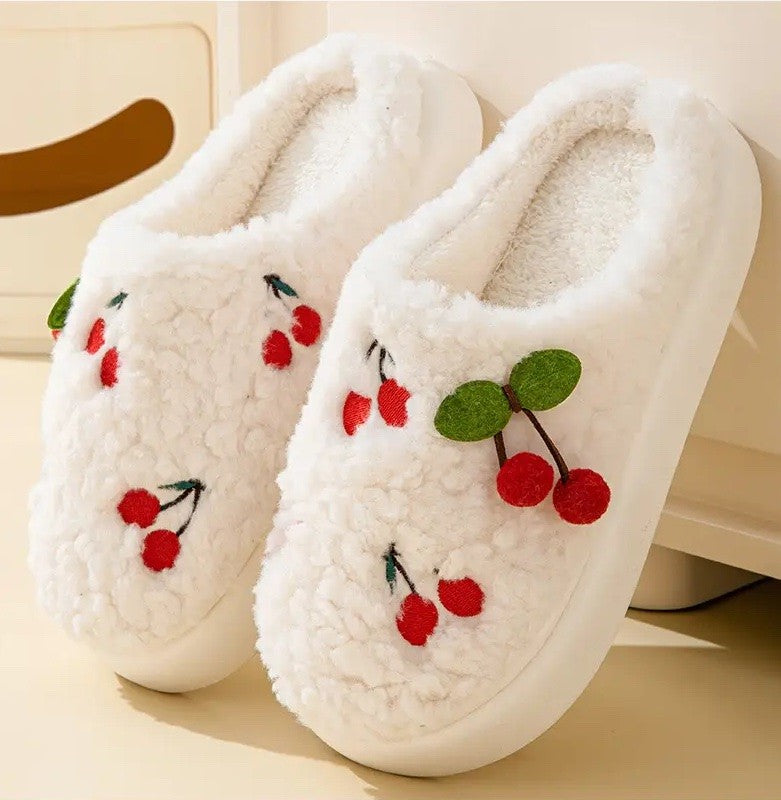 Cherry Slippers