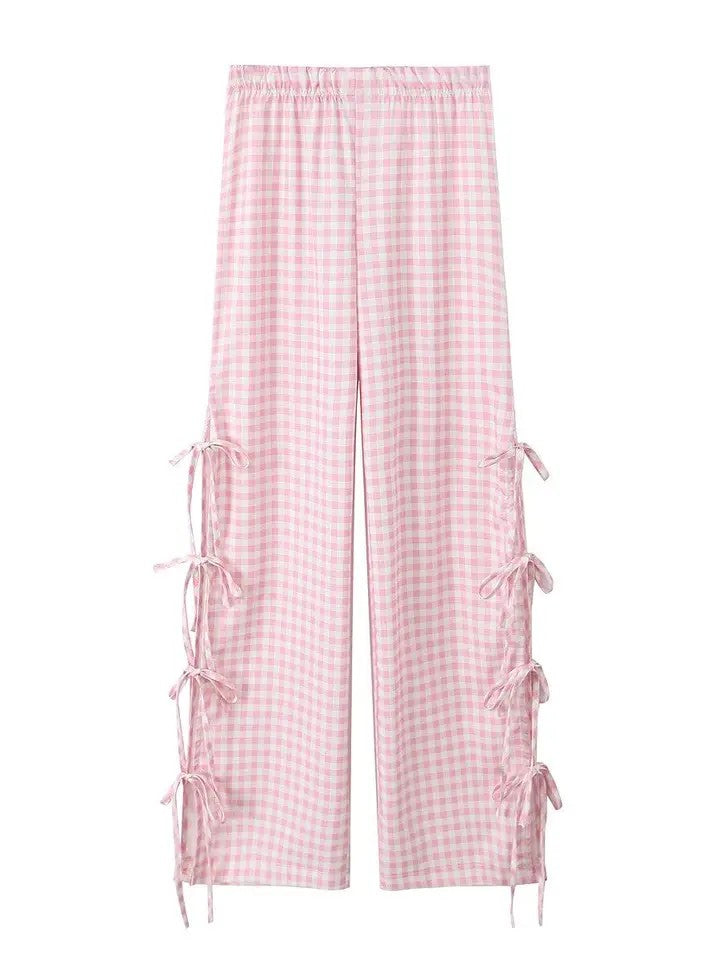 Side Bow Tie Pants