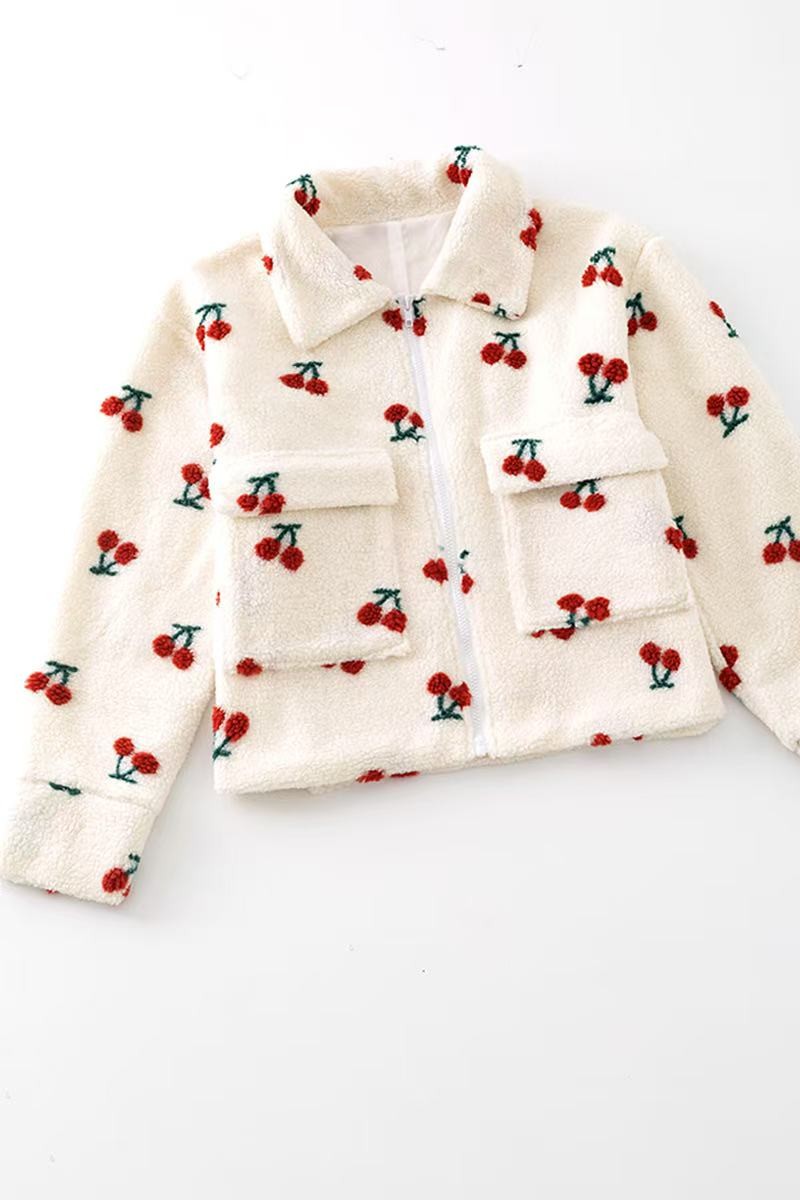 Sherpa cherries jacket