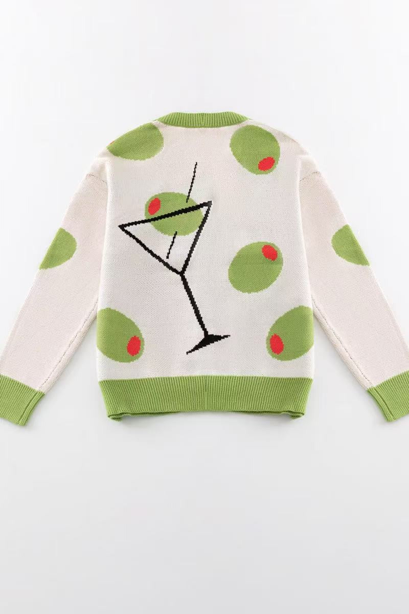 Martini Olive Cardigan