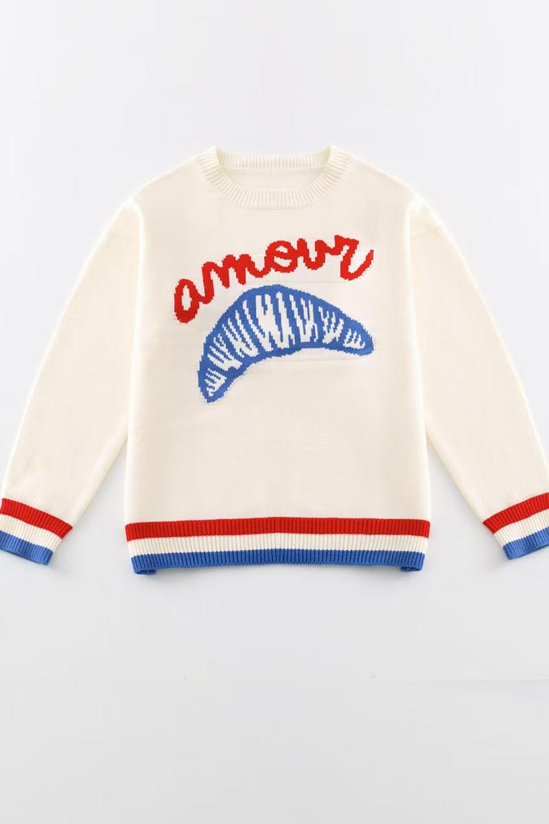 Amour Croissant Sweater